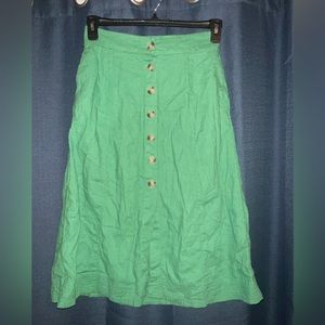 Universal threads Green midi skirt